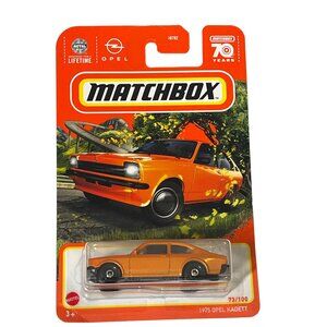 Matchbox Opel Kadett 1975 Orange 70 Years Edition Diecast Car Sealed